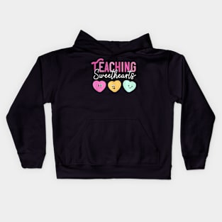 Teaching Sweethearts Teachers Valentines Day Kids Hoodie